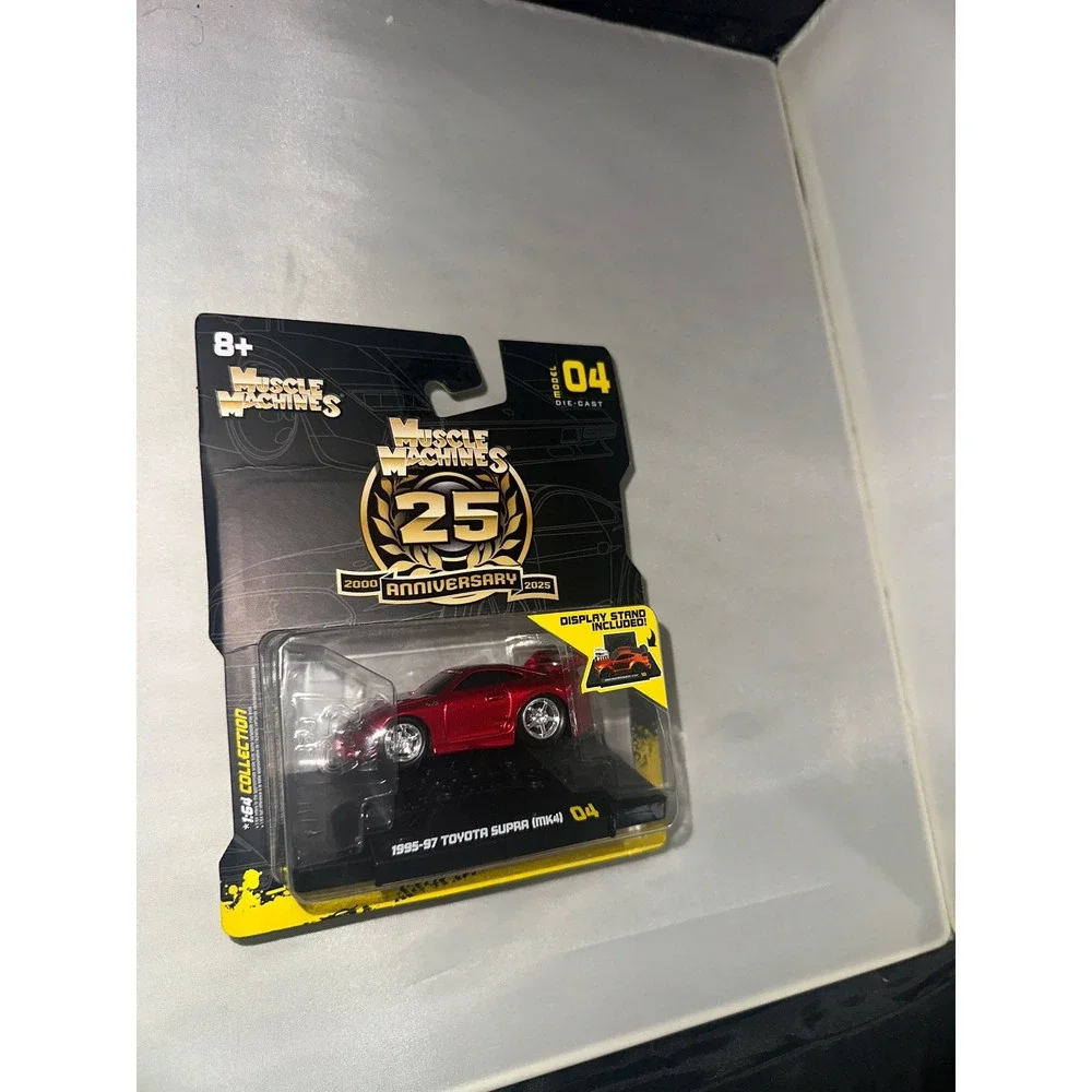 Muscle‎ Machines 25th Anniversary 1995-97 Toyota Supra MK4 Red 1:64 Die-Cast 04